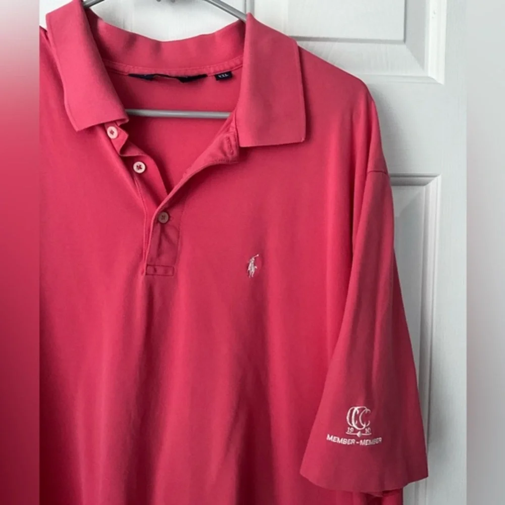 Polo Ralph Lauren Polo Golf Pink‎ Performance Polo Mens XXL